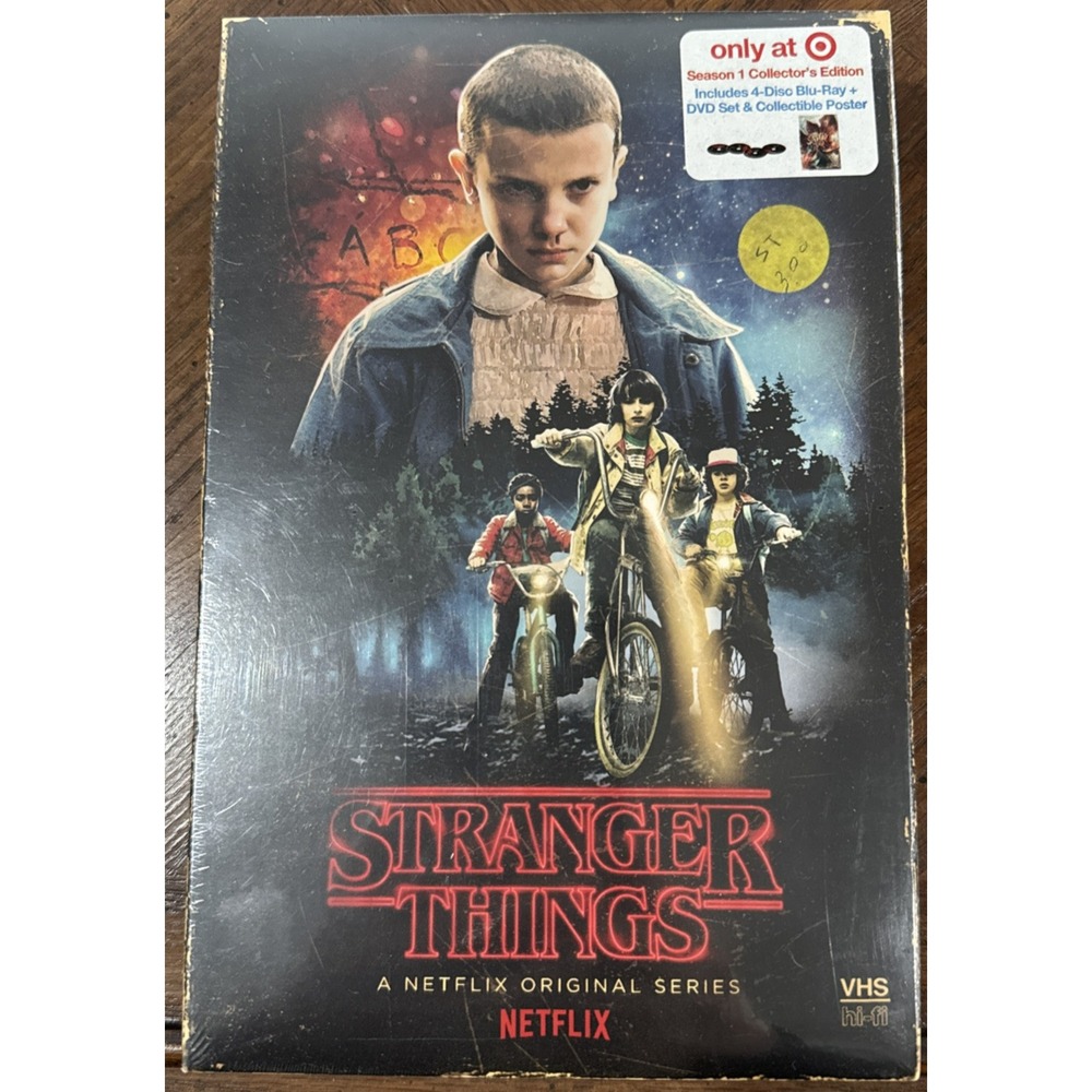 Netflix Stranger Things Season 1 (DVD/Blu-Ray, 2016, 4-Disc, Collector's Ed) New